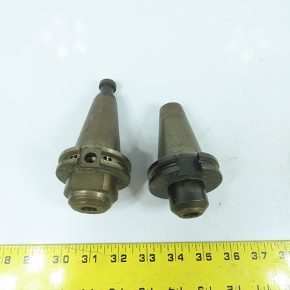 Misc Brands CAT40 Coolant Thru End Mill Tool Holders 3/4", 1/2", 3/8" Lot Of 6