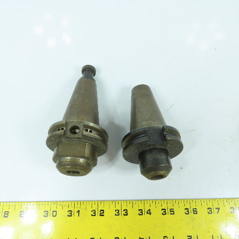 Misc Brands CAT40 Coolant Thru End Mill Tool Holders 3/4", 1/2", 3/8" Lot Of 6