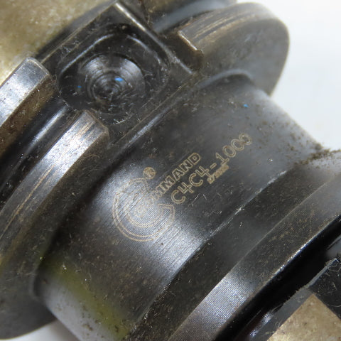 Command C4C4-1000 CAT40 Coolant Thru Collet Chuck Tool Holder 1.00" ID 3" Proj