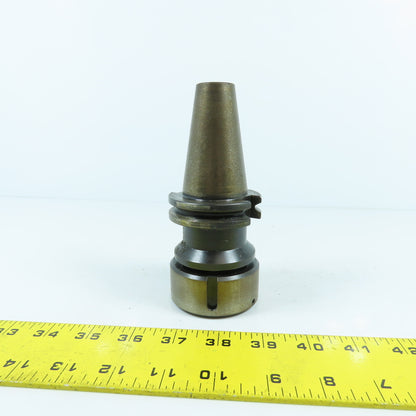 Command C4C4-1000 CAT40 Coolant Thru Collet Chuck Tool Holder 1.00" ID 3" Proj