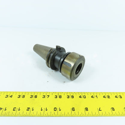 Command C4C4-1000 CAT40 Coolant Thru Collet Chuck Tool Holder 1.00" ID 3" Proj