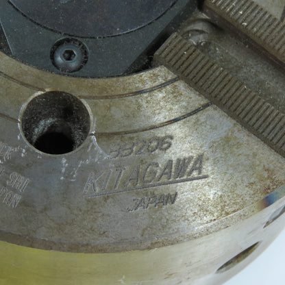 Kitagawa BB206 170mm Standard 3-Jaw Lathe Power Chuck 20kN Draw Max 6000RPM