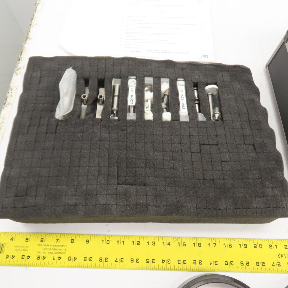 United Tool Supply Unite-A-Matic 8620 Gear Inspection Gauges Kit W/ Case
