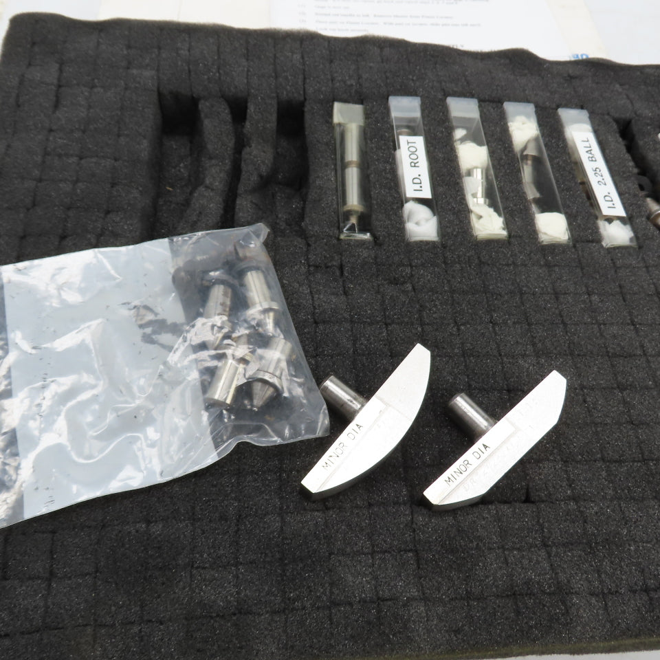United Tool Supply Unite-A-Matic 8620 Gear Inspection Gauges Kit W/ Case