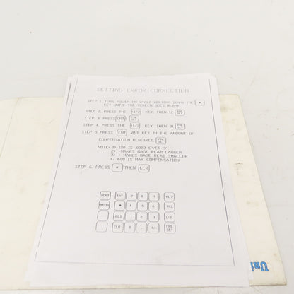 United Tool Supply Unite-A-Matic 8620 Gear Inspection Gauges Kit W/ Case