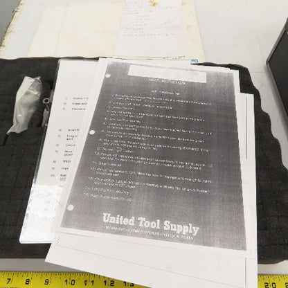 United Tool Supply Unite-A-Matic 8620 Gear Inspection Gauges Kit W/ Case