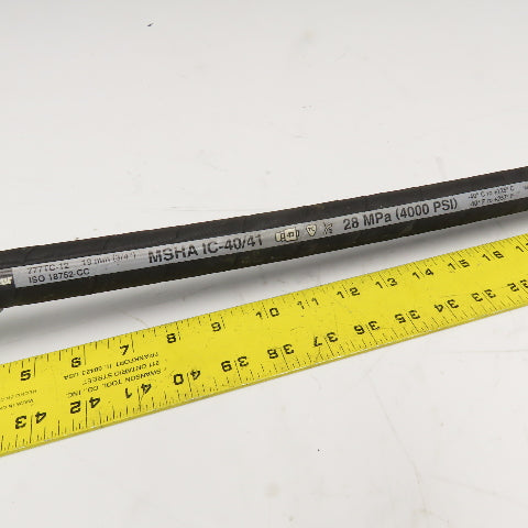 Parker 3/4" (-12) JIC Female Swivel 45° & 90° Elbow Hose Assembly 4000PSI 21"
