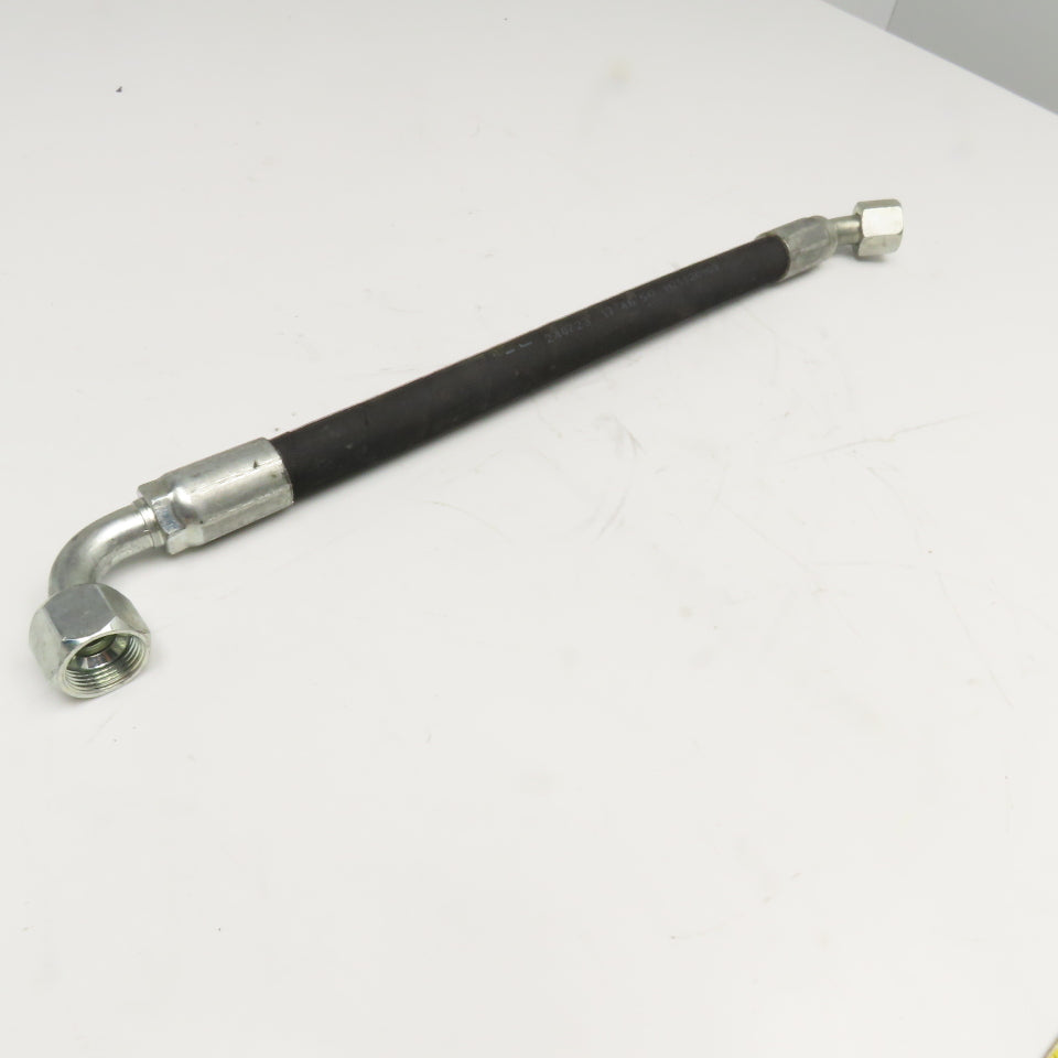 Parker 3/4" (-12) JIC Female Swivel 45° & 90° Elbow Hose Assembly 4000PSI 21"