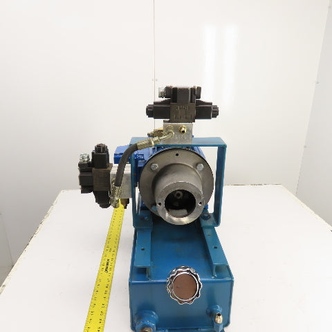 Elektrim 4 Gallon 5HP Hydraulic Power Unit &Valves 230/460V 3PH 1735RPM (NO PUMP