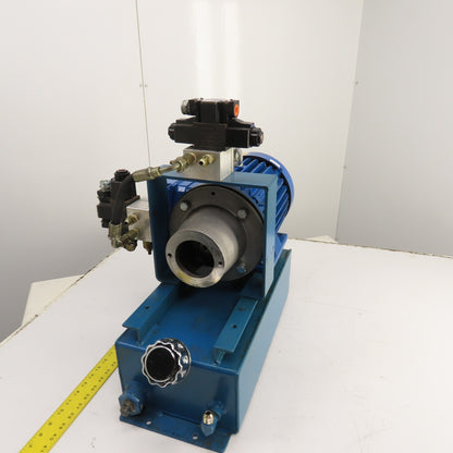 Elektrim 4 Gallon 5HP Hydraulic Power Unit &Valves 230/460V 3PH 1735RPM (NO PUMP