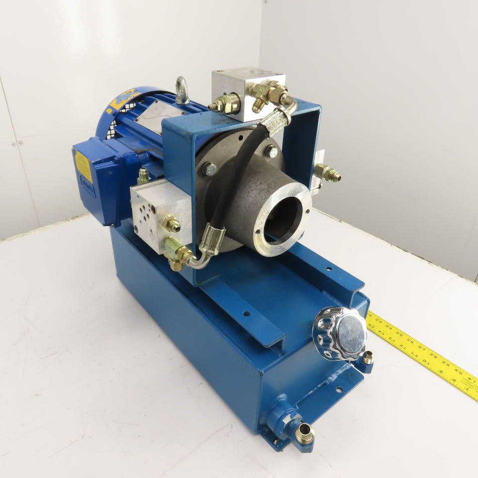 Elektrim 4 Gallon 5HP Hydraulic Power Unit 230/460V 3PH 1735RPM (NO PUMP)