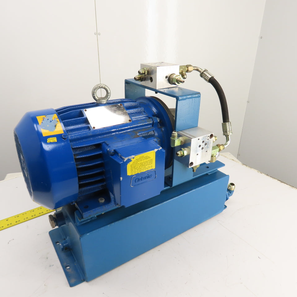 Elektrim 4 Gallon 5HP Hydraulic Power Unit 230/460V 3PH 1735RPM (NO PUMP)