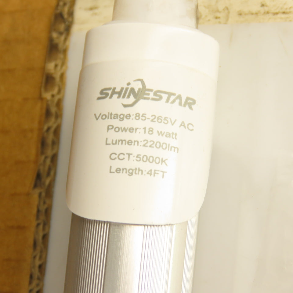 Shinestar 18W 4FT Linkable LED Shop Work Strip Light 85-265VAC CCT 5000K Lot/13