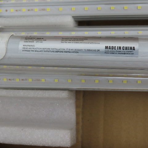 Elekico R17D-8FT-V 8FT Linkable LED Shop Work Light 100-277VAC CCT 6000K Lot/4