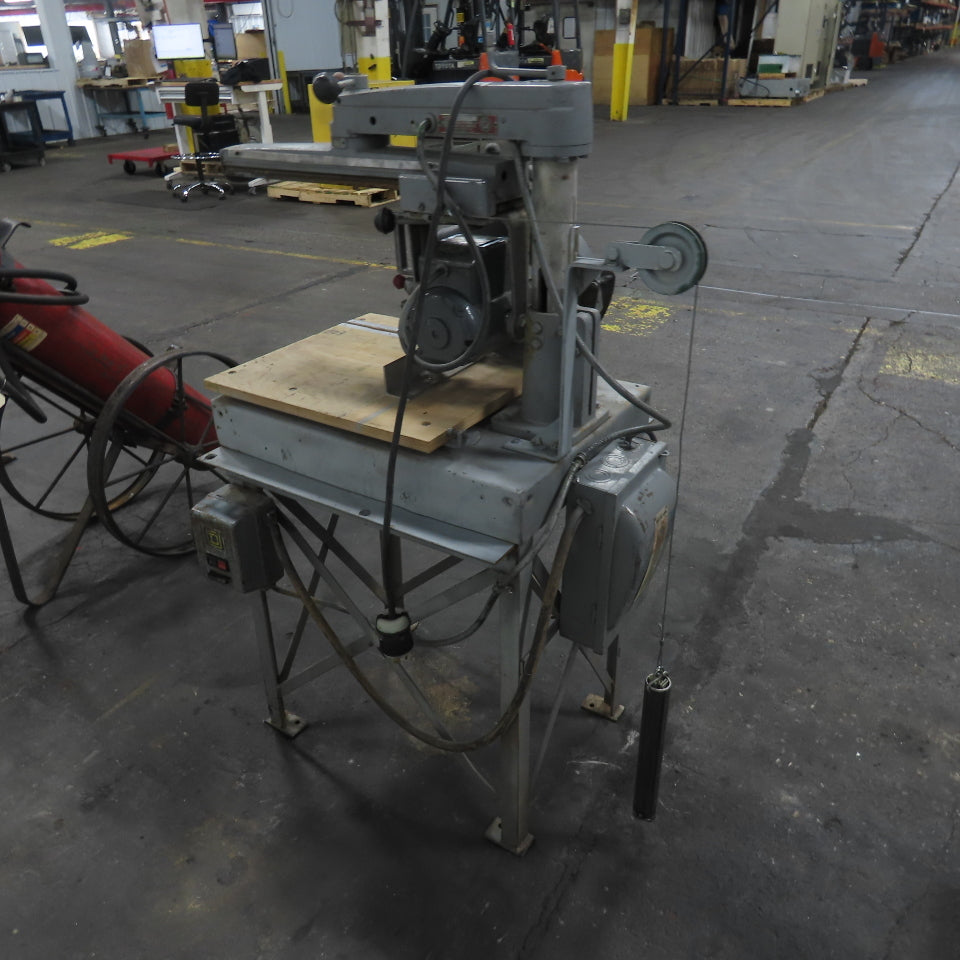 Rockwell M-10002 3/4HP 9" Radial Arm Saw 220/440V 3Ph