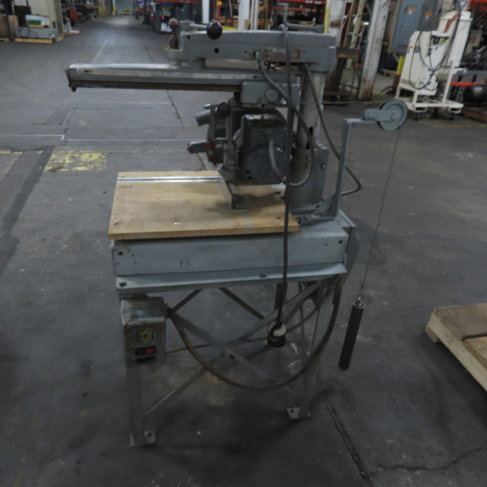 Rockwell M-10002 3/4HP 9" Radial Arm Saw 220/440V 3Ph