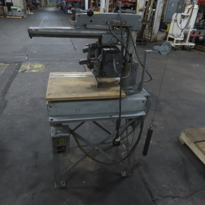 Rockwell M-10002 3/4HP 9" Radial Arm Saw 220/440V 3Ph
