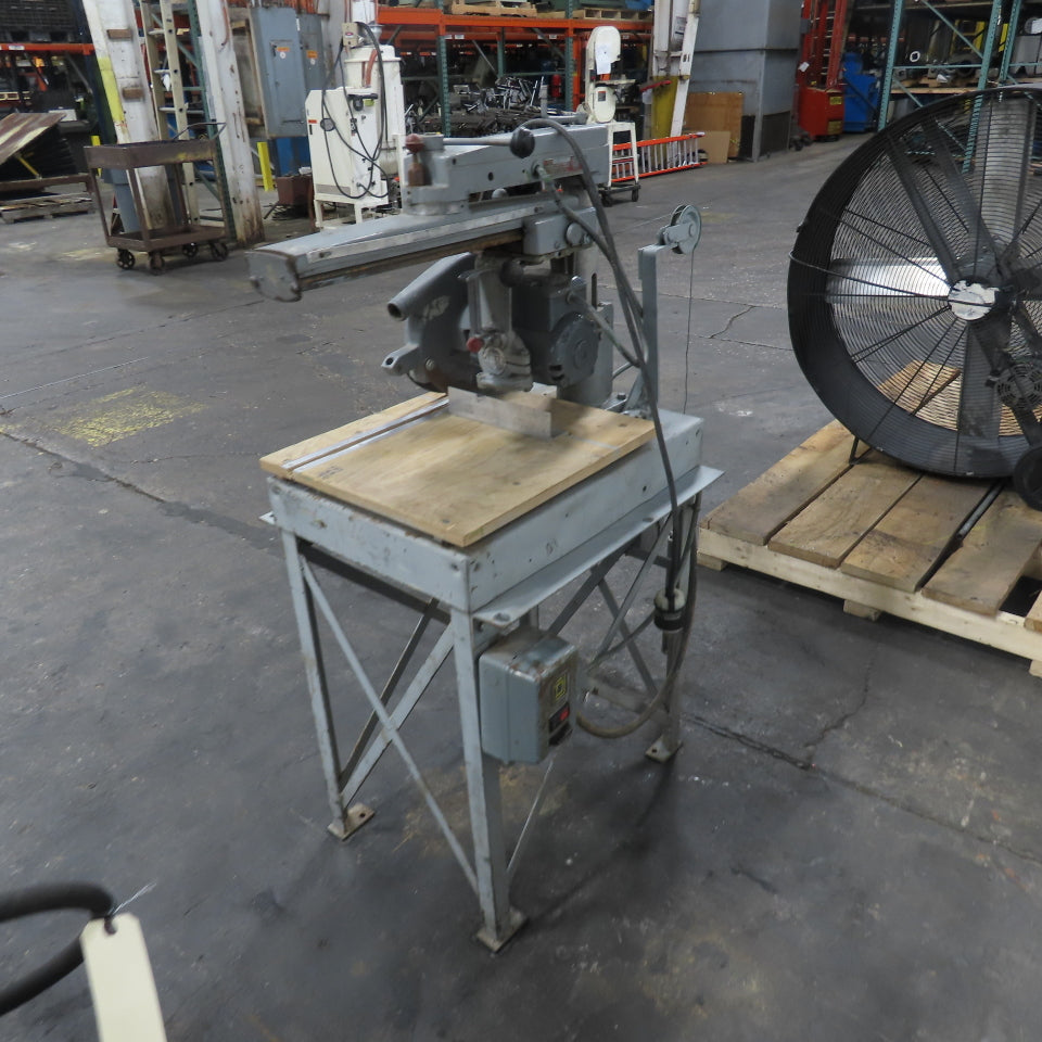 Rockwell M-10002 3/4HP 9" Radial Arm Saw 220/440V 3Ph