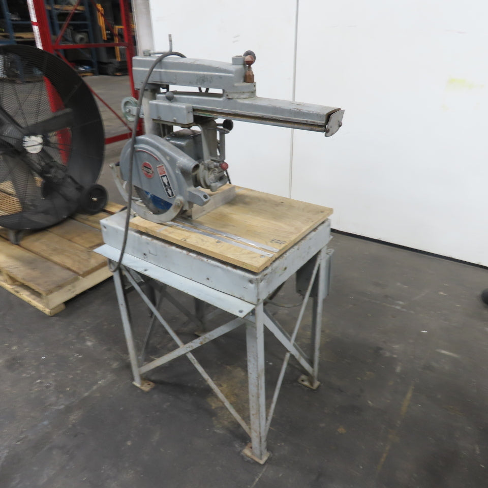 Rockwell M-10002 3/4HP 9" Radial Arm Saw 220/440V 3Ph