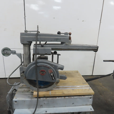 Rockwell M-10002 3/4HP 9" Radial Arm Saw 220/440V 3Ph