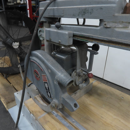 Rockwell M-10002 3/4HP 9" Radial Arm Saw 220/440V 3Ph