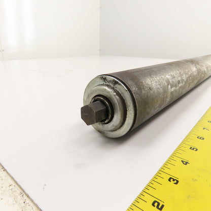 2.5" OD x38" Face Heavy Duty Gravity Conveyor Steel Rollers 11/16" Axle 40-1/8"L