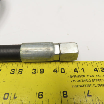 Parker 1/2" (-8) JIC Female Swivel x 3/8" MNPT Hose Assembly 5000PSI 36"