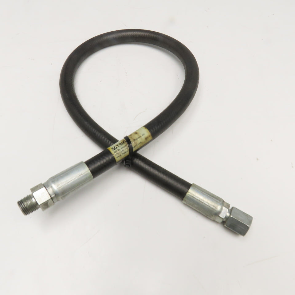 Parker 1/2" (-8) JIC Female Swivel x 3/8" MNPT Hose Assembly 5000PSI 36"