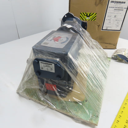 Ironman Grove Gear GR-DXMQ830-75-R1-140 75:1 Double-Reduction Helical Gearbox