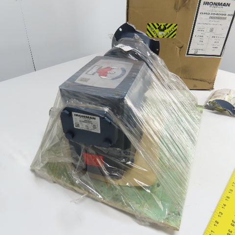 Ironman Grove Gear GR-DXMQ830-75-R1-140 75:1 Double-Reduction Helical Gearbox