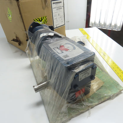 Ironman Grove Gear GR-DXMQ830-75-R1-140 75:1 Double-Reduction Helical Gearbox