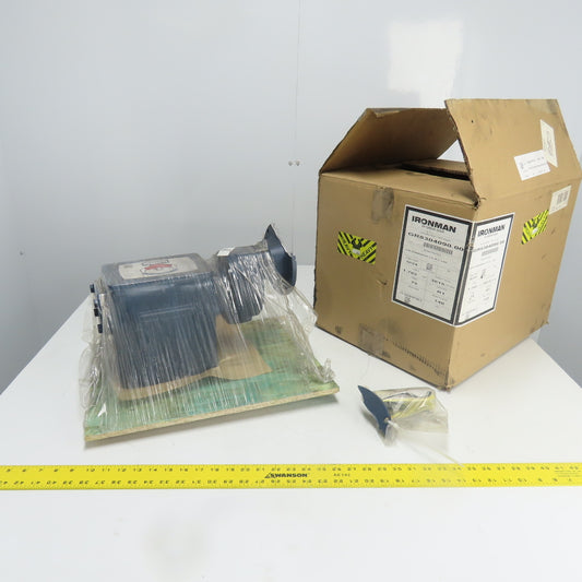 Ironman Grove Gear GR-DXMQ830-75-R1-140 75:1 Double-Reduction Helical Gearbox