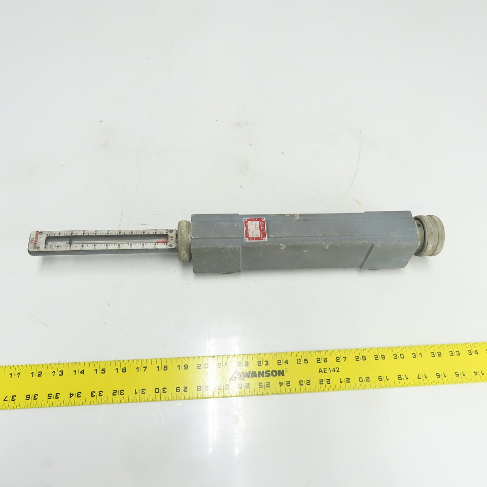 Waukee MV-9 Flow Meter 6" WCG 70°F .59SG 0-500CFH