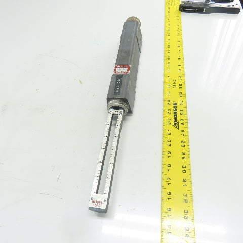 Waukee MV-6 Flow Meter 6" WCG 70°F Temp .65SG 0-150CFH Natural Gas