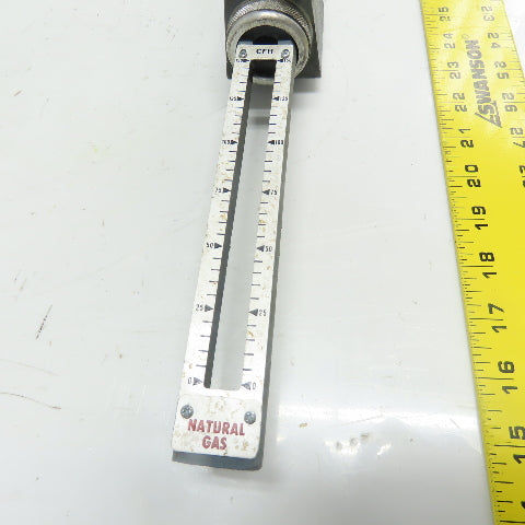 Waukee MV-6 Flow Meter 6" WCG 70°F Temp .65SG 0-150CFH Natural Gas