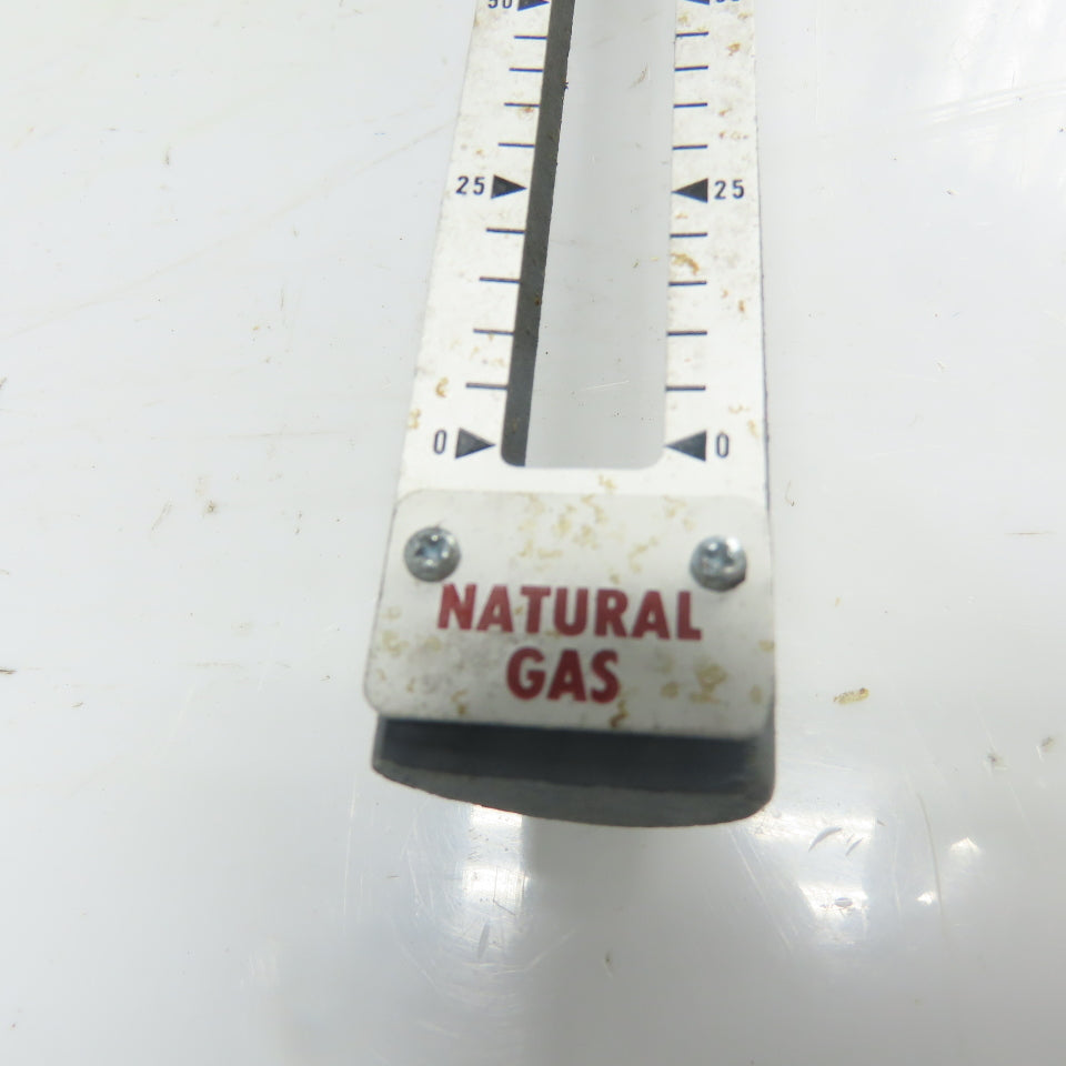Waukee MV-6 Flow Meter 6" WCG 70°F Temp .65SG 0-150CFH Natural Gas