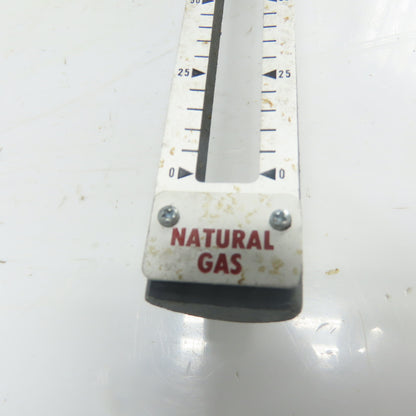Waukee MV-6 Flow Meter 6" WCG 70°F Temp .65SG 0-150CFH Natural Gas