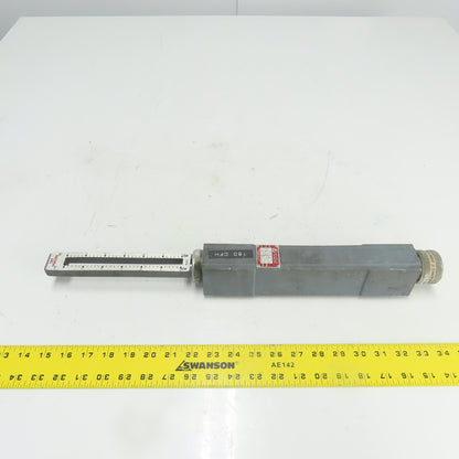 Waukee MV-6 Flow Meter 6" WCG 70°F Temp .65SG 0-150CFH Natural Gas
