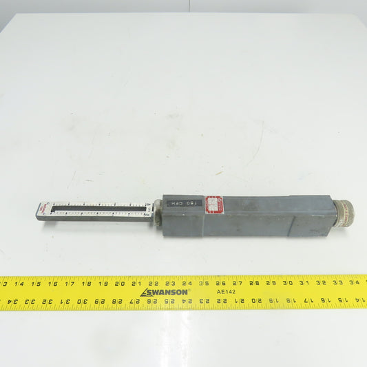 Waukee MV-6 Flow Meter 6" WCG 70°F Temp .65SG 0-150CFH Natural Gas