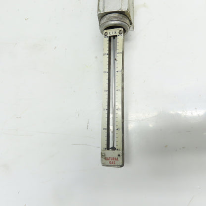 Waukee MV-6 Flow Meter 6" WCG 70°F Temp .65SG 0-150CFH Natural Gas