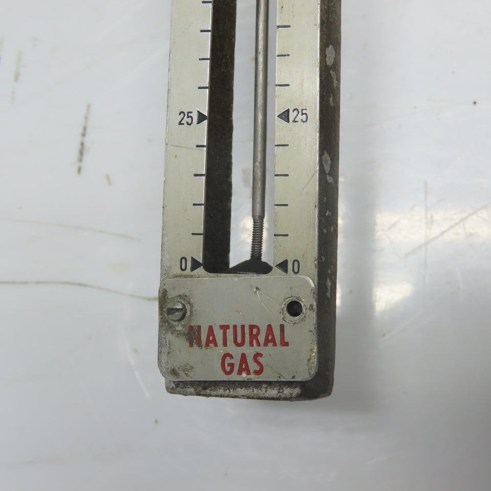 Waukee MV-6 Flow Meter 6" WCG 70°F Temp .65SG 0-150CFH Natural Gas