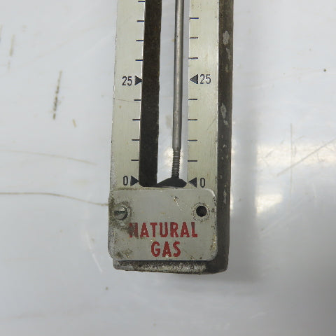 Waukee MV-6 Flow Meter 6" WCG 70°F Temp .65SG 0-150CFH Natural Gas