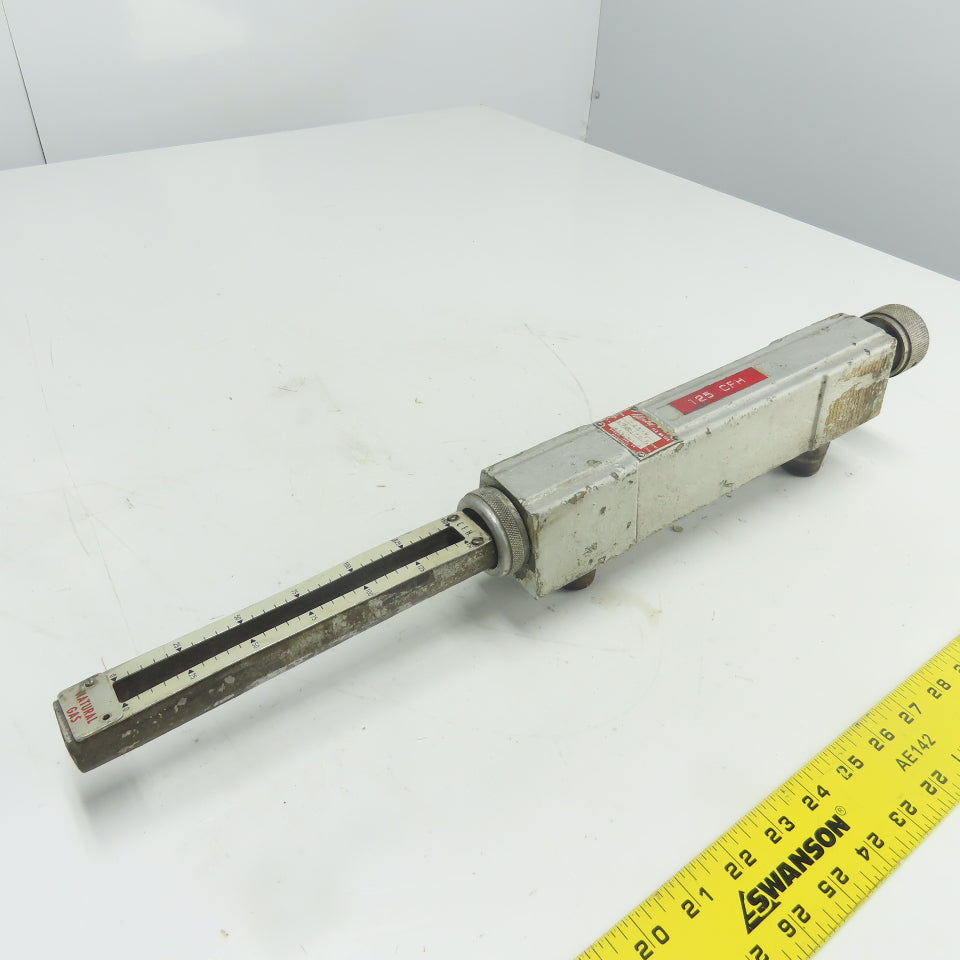 Waukee MV-6 Flow Meter 6" WCG 70°F Temp .65SG 0-150CFH Natural Gas