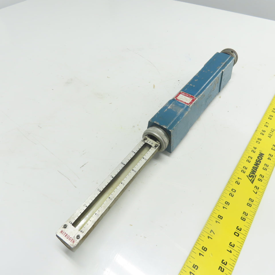 Waukee MV-6 Flow Meter 15PSIG 70°F Temp 0.96SG 0-150CFH Nitrogen