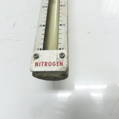 Waukee MV-6 Flow Meter 15PSIG 70°F Temp 0.96SG 0-150CFH Nitrogen