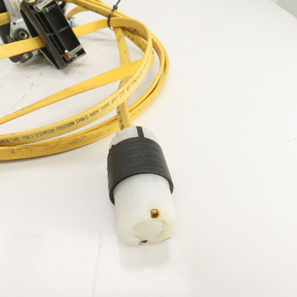 20' Long Festoon Cable Carrier Travel System Kit 14AWG 4-Conductor 600V W/ Plugs
