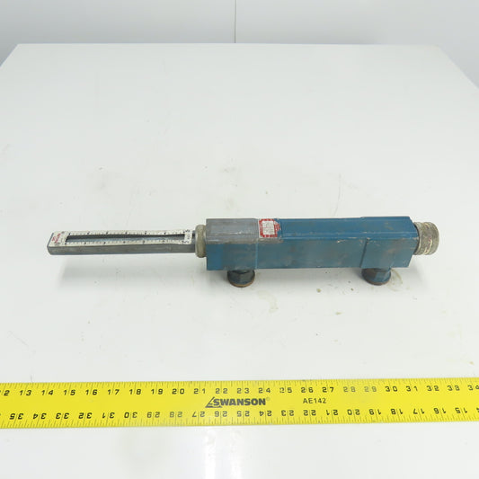 Waukee MV-6 Flow Meter 6" WCG 70°F Temp .65SG 0-150CFH Natural Gas