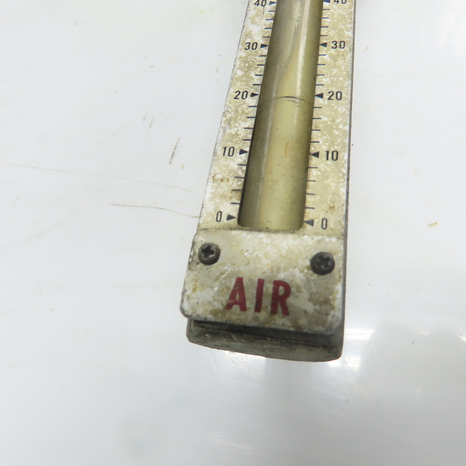 Waukee MV-6 Flow Meter 80SIG 70°F Temp 1.0SG 0-100CFH Air