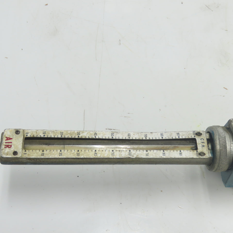 Waukee MV-6 Flow Meter 80SIG 70°F Temp 1.0SG 0-100CFH Air