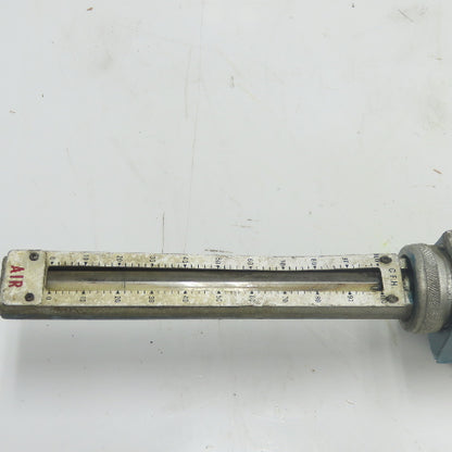 Waukee MV-6 Flow Meter 80SIG 70°F Temp 1.0SG 0-100CFH Air